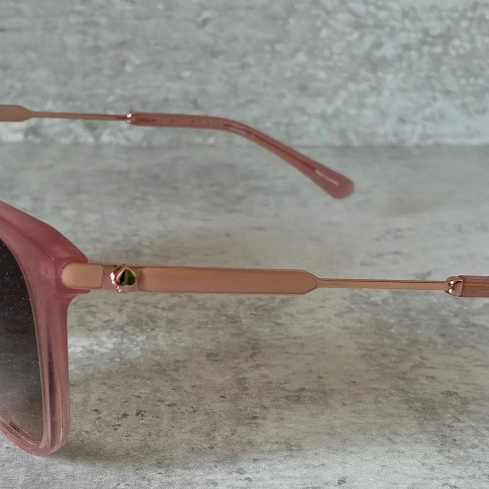 Kate Spade Daliann/S 3J5FF Pink Cat Eye Sunglasses 54□17 Rose Gold